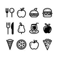 Food Icon Set vector