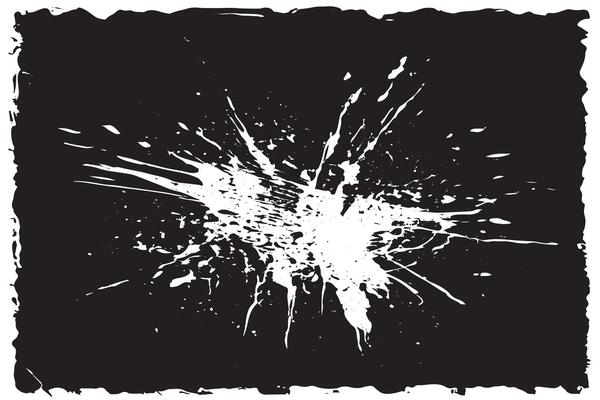 black gritty grunge on white canvas overlay monochrome background texture