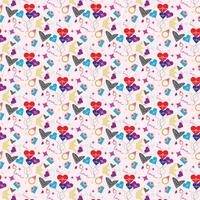 Valentines day pattern collection vector
