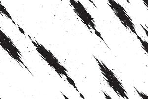 black grunge gritty scratched texture on pure white canvas background texture vector
