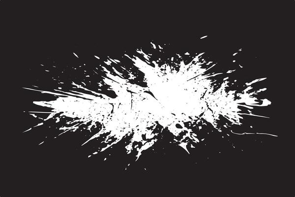 black gritty grunge on white canvas overlay monochrome background texture