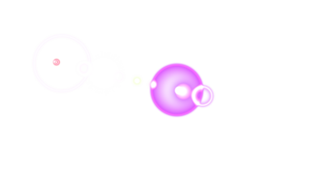 une violet et rose Balle avec une blanc point png