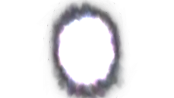 a white circle with a black spot in the center png