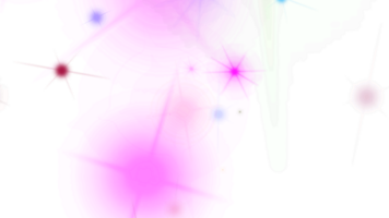 un' impostato di rosa e blu stelle su un' trasparente sfondo png