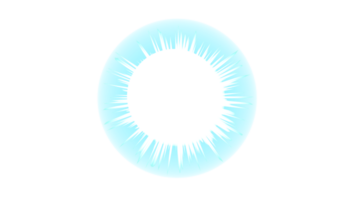 ein Blau Licht platzen auf ein transparent Hintergrund png