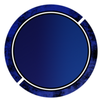 Blau Farbe runden Logo Vorlage png