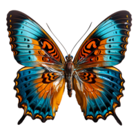 vlinder in levendig natuur fladderend Vleugels temidden van mooi tuin bloei png