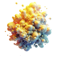 colorful smoke flow png