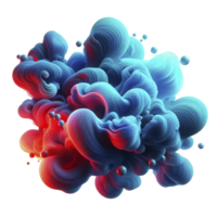 colorful smoke flow png