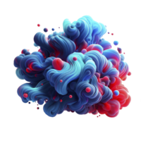 colorful smoke flow png