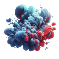 colorful smoke flow png