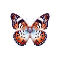 A macro photograph of a Viceroy butterfly highlighting its intricate wing patterns and colorful png