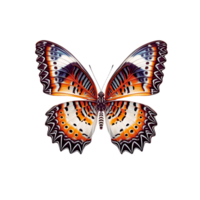 A macro photograph of a Viceroy butterfly highlighting its intricate wing patterns and colorful png