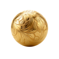 Gold Luxury Sphere. , no background png