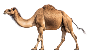 a camel that is walking in front with alpha channel png