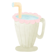 Tasse Kaffee mit Milch png