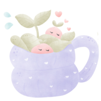 Baby Kind im ein Tasse png