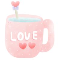 cup of coffee with heart png
