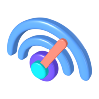 Internet Speed 3D Illustration Icon png