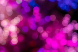 Colorful lights bokeh. Abstract background. photo