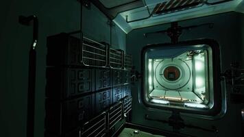 Visão a partir de cockpit internacional espaço estação video