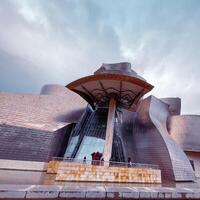 Bilbao, Bizkaia, Spain, 2024 - Guggenheim Bilbao museum architecture, art and culture photo