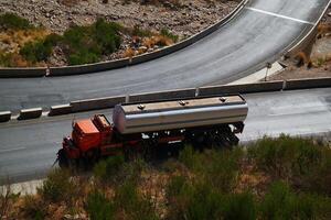 Fort Munro bridge at Dera Ghazi Khan in Pakistan on September 14, 2023 photo