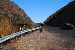 Fort Munro bridge at Dera Ghazi Khan in Pakistan on September 14, 2023 photo