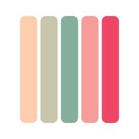 abstract color palette banner stunning collection for your design vector