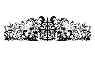 damask element isolated damask central illistration vector