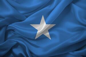 Waving Flag of Somalia photo