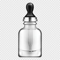 Cosmetics spray bottles isolated icons set on white background illustration vector