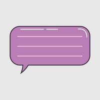 comic speech bubble illustration on gray backgound vector