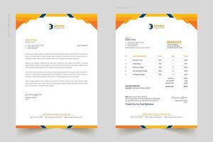 Multipurpose Corporate Businesses Letterhead Template with A4 Size vector