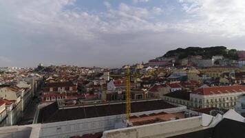 Lissabon Portugal Antenne Aussicht video