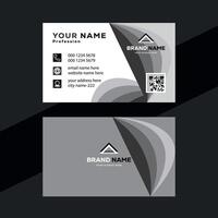 Unique business card design vector