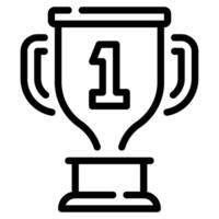 for web, app, infographic, etcTrophy icon vector