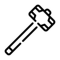 for web, app, infographic, etcSledgehammer icon vector