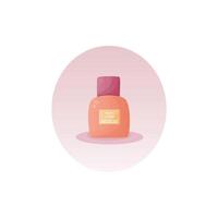 Body Lotion on white background. Skin care concept. vector