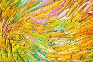 Colorful abstract oil painting art background. Texture of canvas and oil. photo