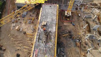 Building Construction Aerial View video