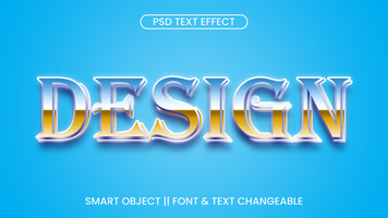 modifiable 3d texte effets conception texte effet psd