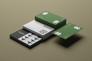 Business card mockup for branding card or stationary psd