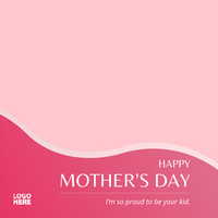 Happy Mothers Day Social Media Post psd
