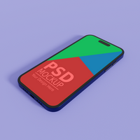 realistische smartphone-mockup psd