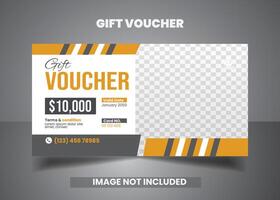 Construction Gift Voucher vector