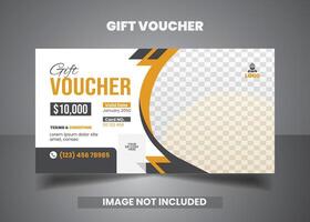 Construction Gift Voucher vector