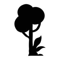 Tree icon. Tree illustration in Flat design style. eps 10. resource graphic element icon design. Icon element illustration with a nature and plant theme vector