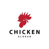 Chicken Logo, For Roast Chicken Restaurant, Farm , Simple Minimalist Design For Restaurant Food Business vector