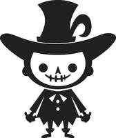 momias pequeño calabaza Víspera de Todos los Santos personaje vampiro chica tarta linda Víspera de Todos los Santos elemento vector